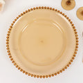Amber Acrylic Charger Plates