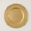 Gold Vintage Ornate Plate Charger