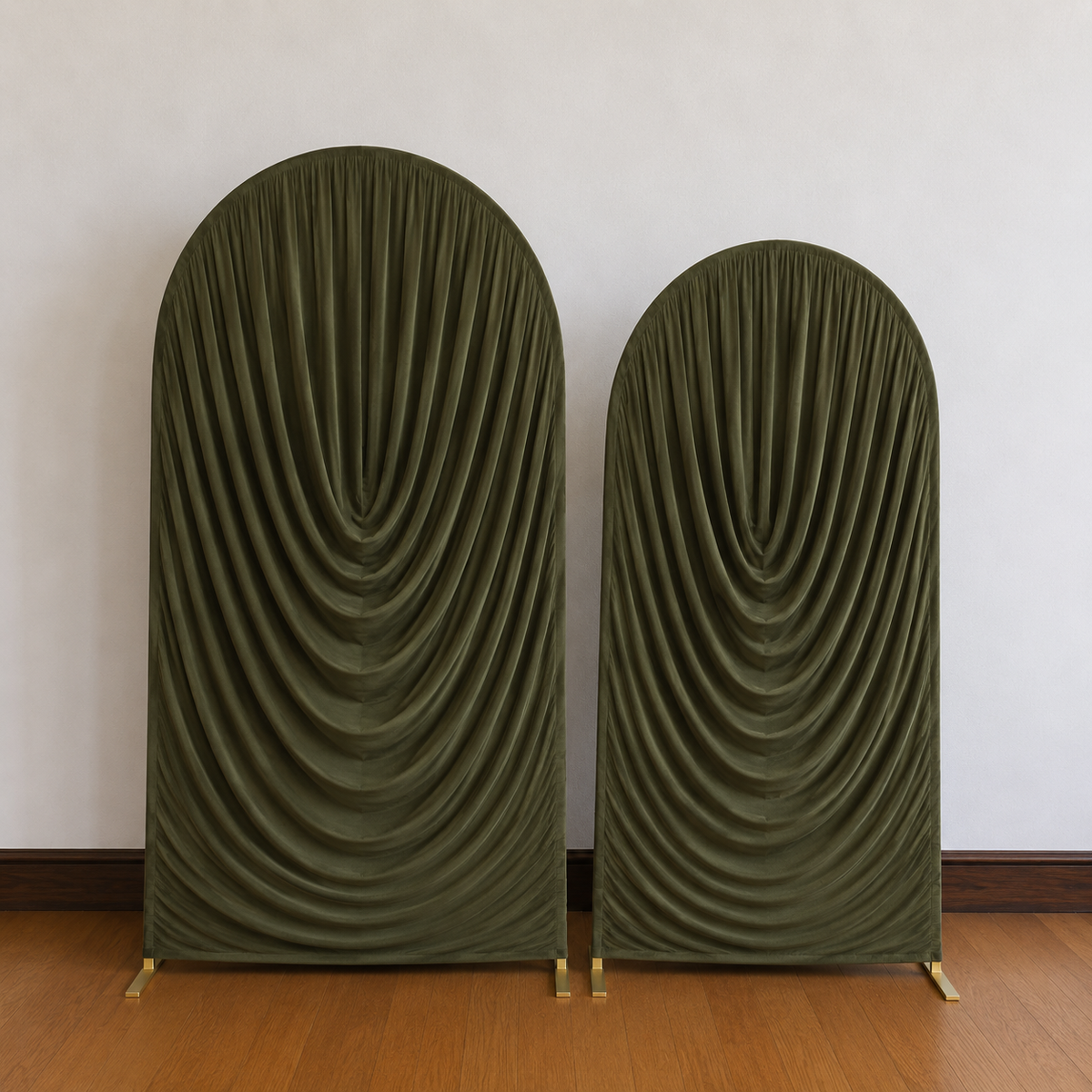 Olive Draped Arch Backdrop