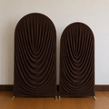 Chocolate Draped Arch Backdrop