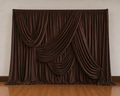 Custom Designer Drapery | Dark Chocolate