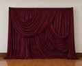 Custom Designer Drapery | Deep Burgundy