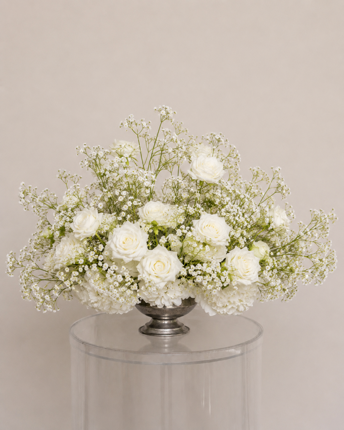 Ivory Mist Flower Ball