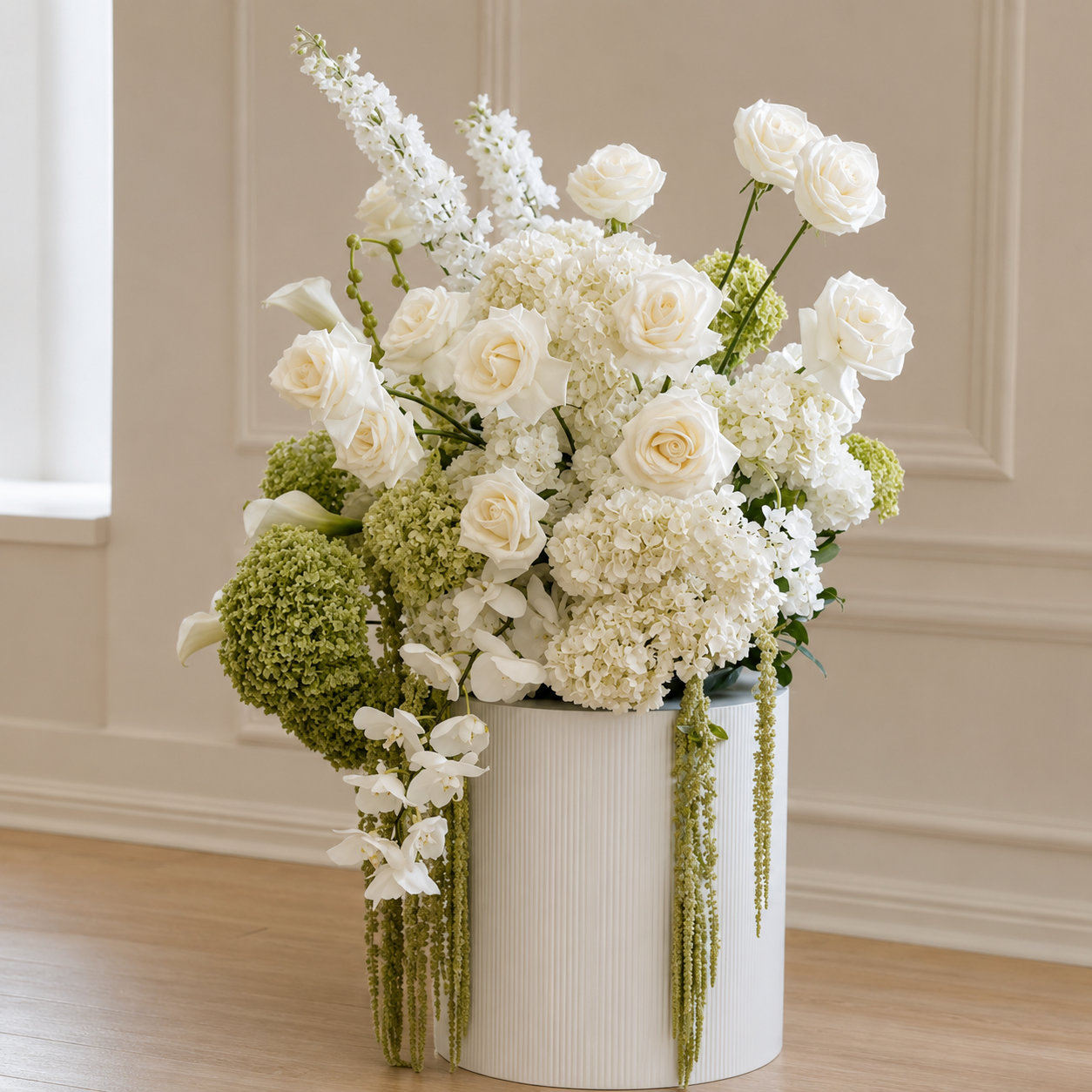 Ivory Estate Flower Ball