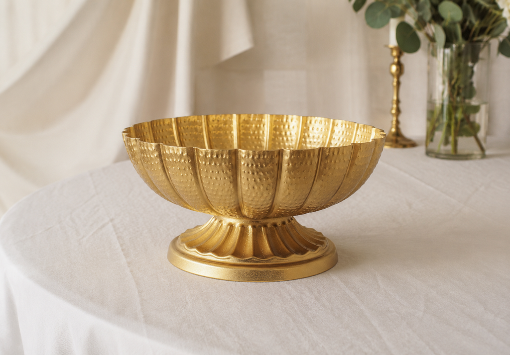 Gold Centerpiece Urn