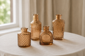 Amber Bud Vase Set