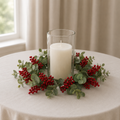 Holiday Berry Candle Ring