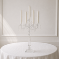 Clear Acrylic 5-Arm Candleambra