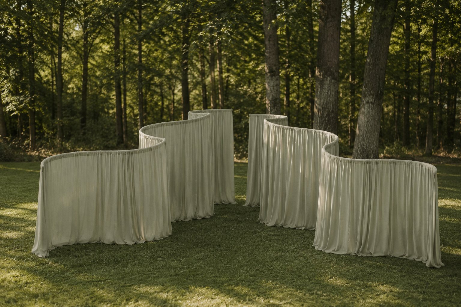 Serpentine Drapes | Sage Green